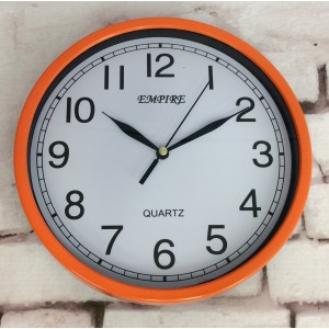 Zegar 20cm Pomarańczowy