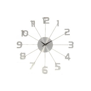 Zegar ścienny TK-1827 50cm Silver