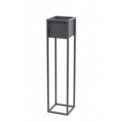 05-01/S Kwietnik Metalowy Stojak CUBO 90cm szary