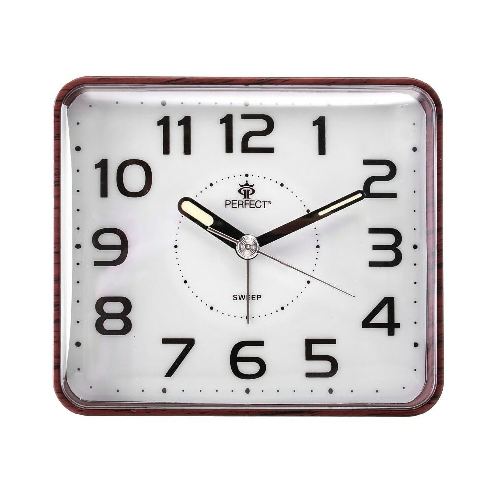 Budzik Kwarcowy PF SQ 882SP Wood/Brown